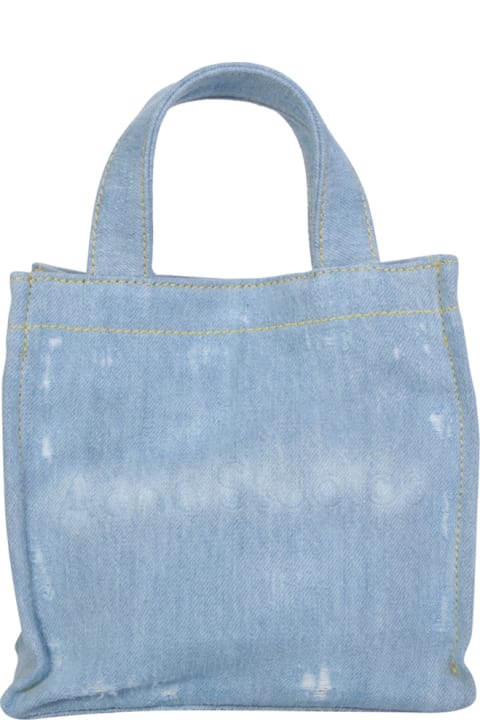 Homeware Acne Studios Denim Logo Bag