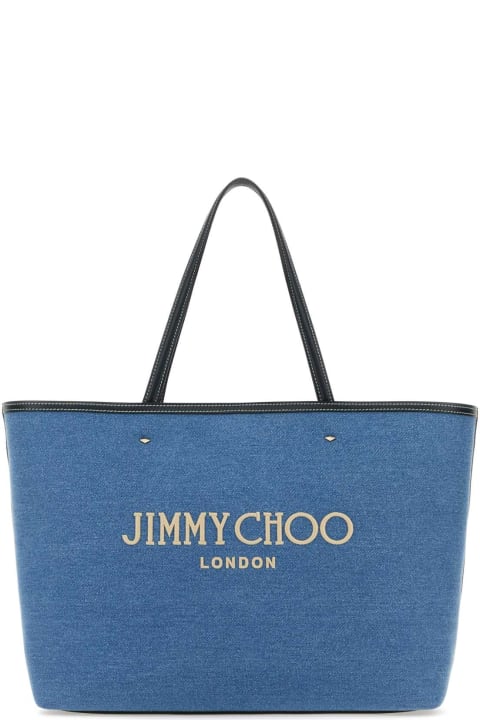 Jimmy Choo Totes for Women Jimmy Choo Denim Marli/s Shopping Bag