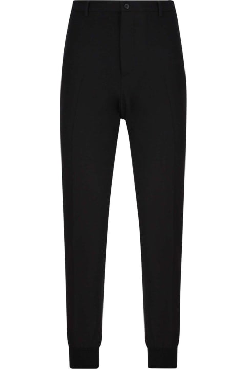 Fleeces & Tracksuits for Men Prada Buttoned Tapered Leg Pants