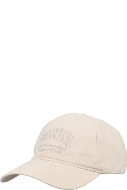 Ganni Hats for Women Ganni Patch Cap