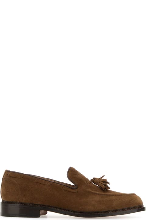 Tricker's Loafers & Boat Shoes for Men Tricker's Camel Suede Elton Loafers