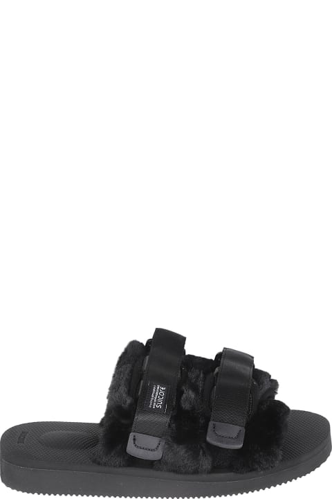 SUICOKE Other Shoes for Men SUICOKE Double Velcro Detail Logo Sandals