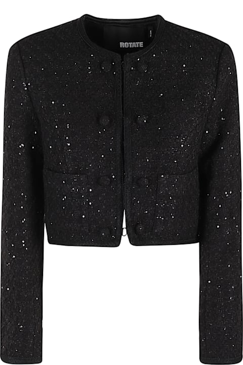 Rotate by Birger Christensen معاطف وجواكت لـ السيدات Rotate by Birger Christensen Boucle Crop Jacket