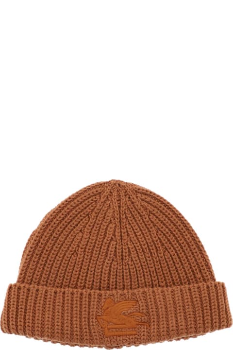Etro Hair Accessories for Women Etro Ribbed Wool Beanie