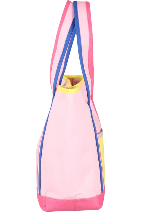 Rykiel Enfant Accessories & Gifts for Girls Rykiel Enfant Pink Bag For Girl With Love Rykiel Writing