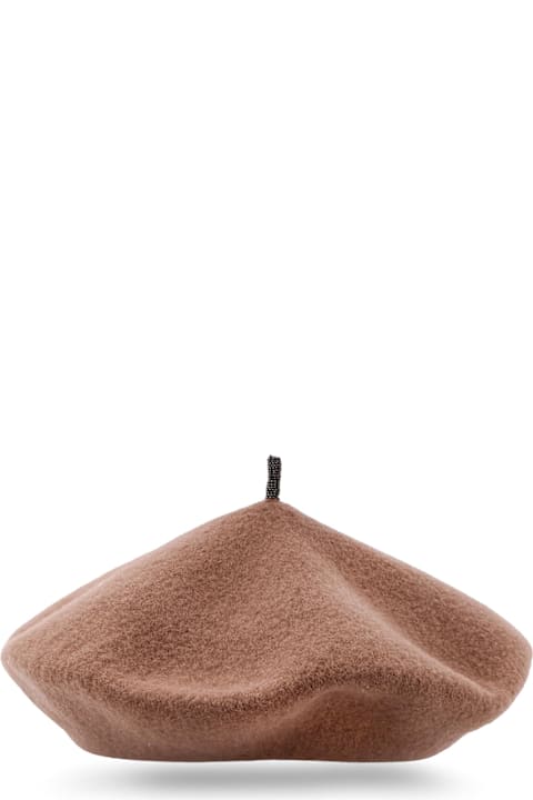Brunello Cucinelli قبعات لـ السيدات Brunello Cucinelli Wool Hat