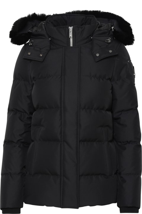 Moose Knuckles Coats & Jackets for Women Moose Knuckles Cloud 3q' Black Polyester Down Jacket