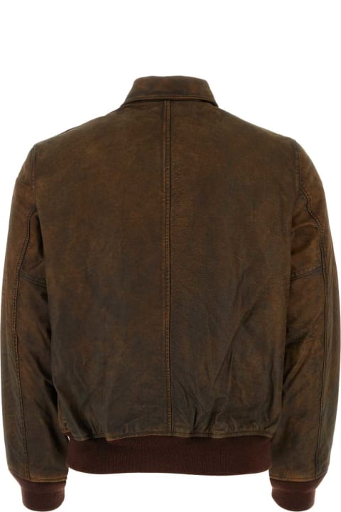 Fashion for Men Polo Ralph Lauren Mud Leather Bomber Jacket