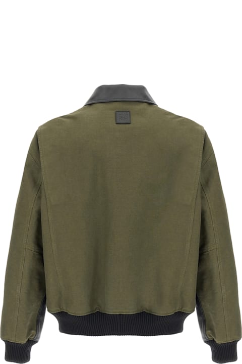 Loewe for Men Loewe 'hybrid' Bomber Jacket
