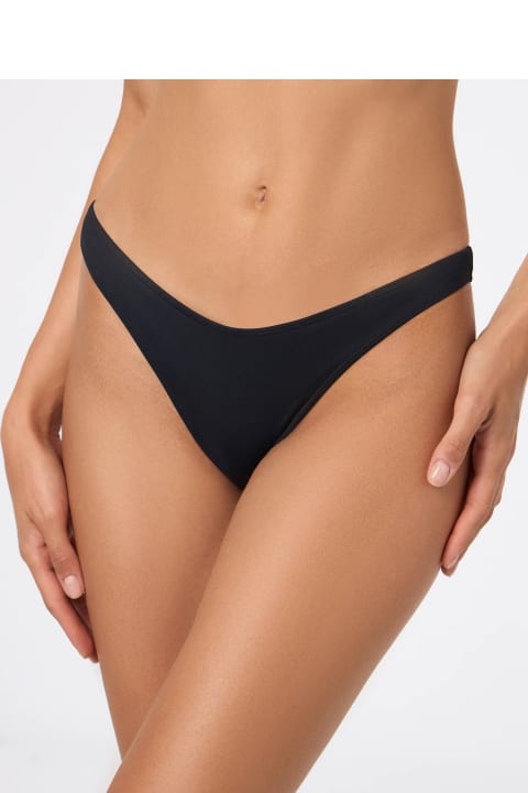 Homeware MC2 Saint Barth Woman Black Cheeky Swim Briefs