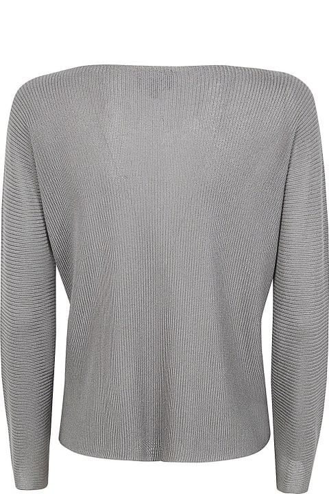 Fashion for Women Giorgio Armani Long Sleeves Boat Neck Sweater