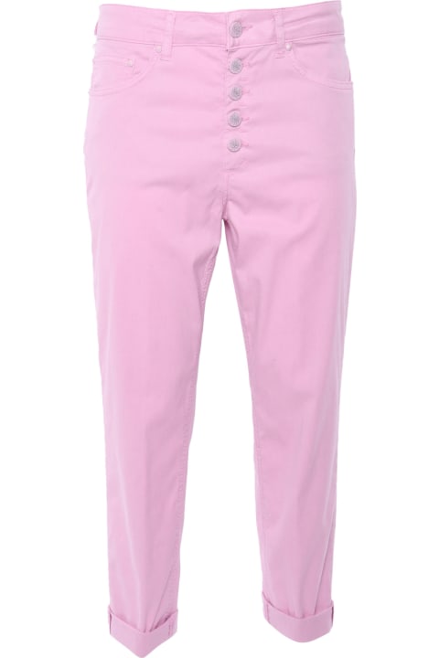 Fashion for Women Dondup Pink High-waisted Jeans