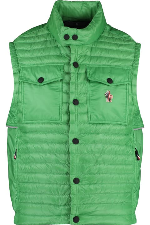Coats & Jackets for Men Moncler Grenoble Green Ollon Pedded Gilet