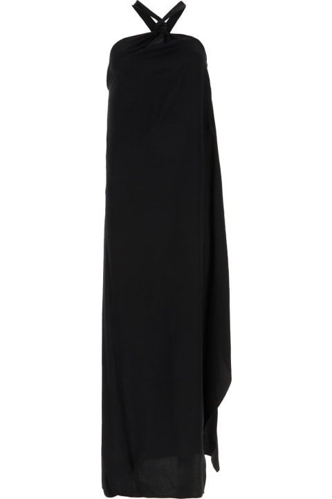 Calvin Klein فساتين لـ السيدات Calvin Klein High Shine Knot Ankle Dress