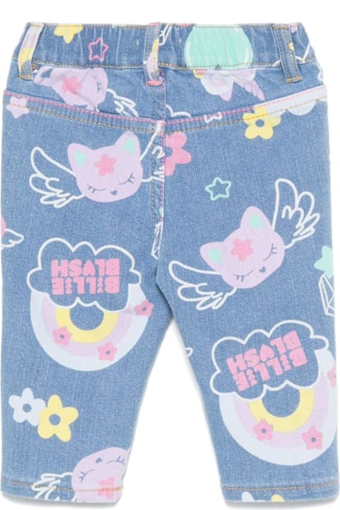 Bottoms for Baby Girls Billieblush Billieblush Jeans Clear Blue