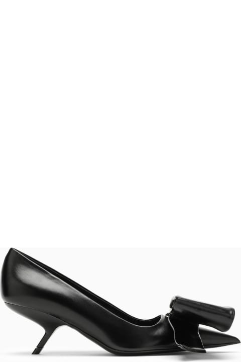 Ferragamo High-Heeled Shoes for Women Ferragamo Black D\u00e9collet\u00e9 With Bow
