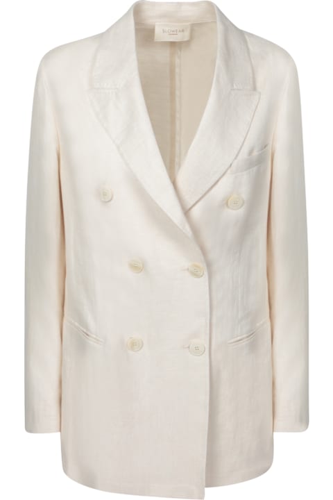 Incotex Clothing for Women Incotex Terrie Ivory Linen Jacket
