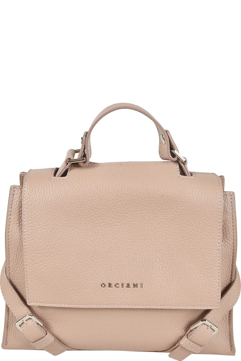 Bags Sale for Women Orciani Logo Top Handle Tote