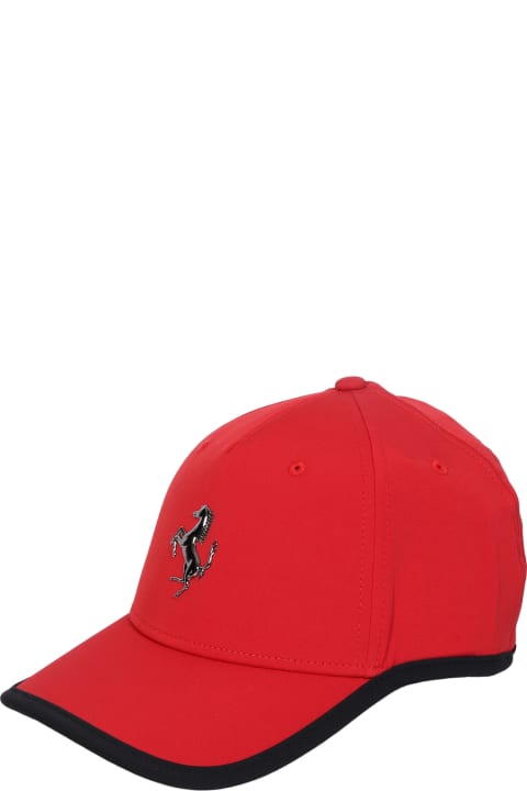 Ferrari Hats for Men Ferrari Bright Red Cap
