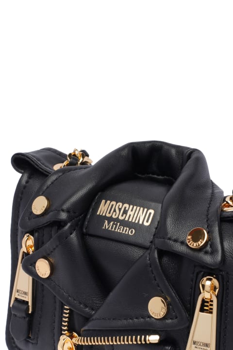 バッグ・カバンその他 MOSCHINO Women Bags MC4157PP1M OA0 000 Black Moschino Biker Bag | italist