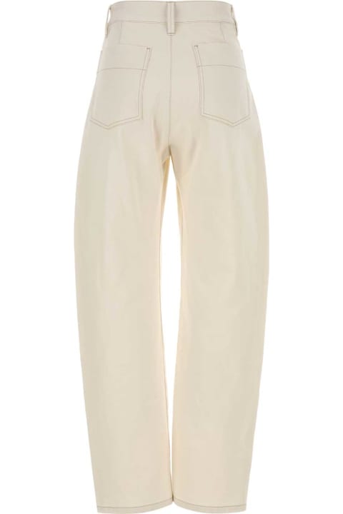 Lemaire Pants & Shorts for Women Lemaire Ivory Denim Jeans