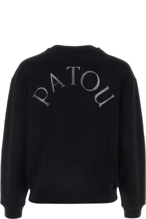 Patou for Women Patou Black Cotton Sweatshirt