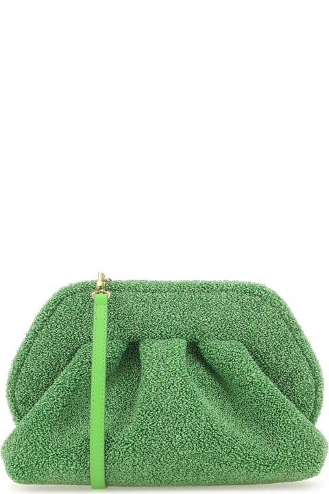 Clutches for Women THEMOIRè Grass Green Sponge Bios Clutch