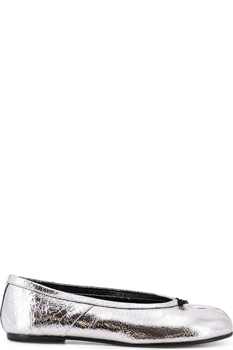 Maison Margiela Tabi Laminated Leather Ballerina