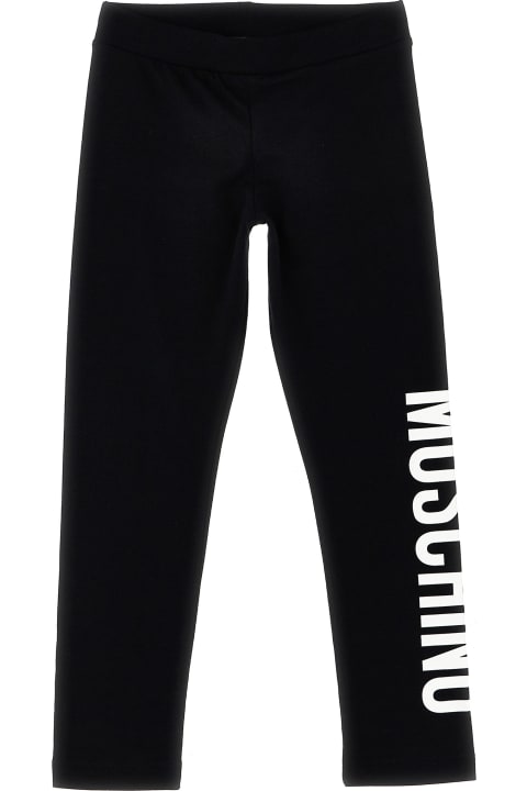 Moschino Bottoms for Girls Moschino Logo Print Leggings