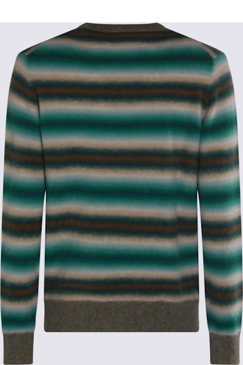 Piacenza Cashmere لـ Women Piacenza Cashmere Multicolor Green Wool Knitwear
