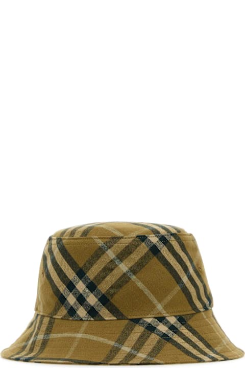 Burberry Accessories for Men Burberry Embroidered Cotton Bucket Hat