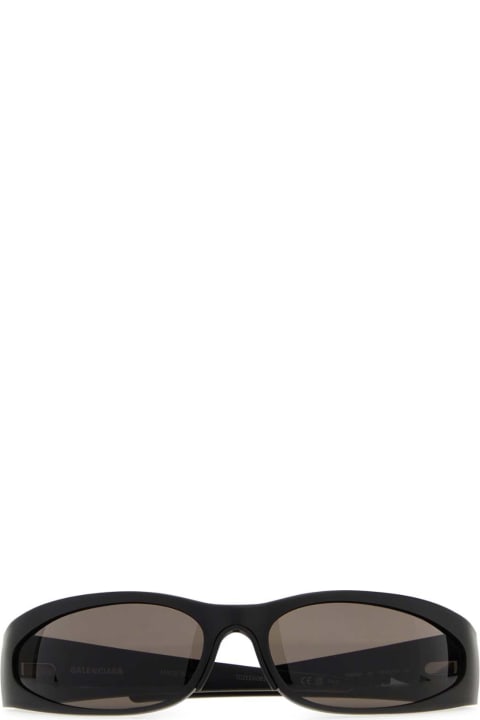 Balenciaga Eyewear for Men Balenciaga Black Aluminum Reverse Xpander 2.0 Sunglasses