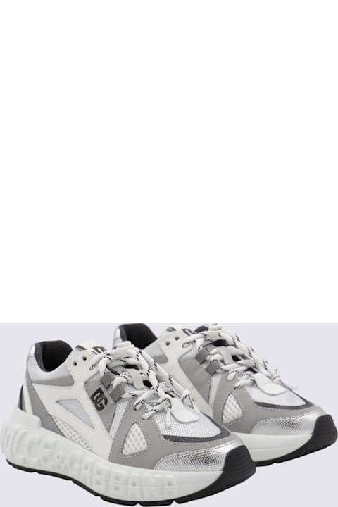 Homeware Dolce & Gabbana Grey And White Sneakers