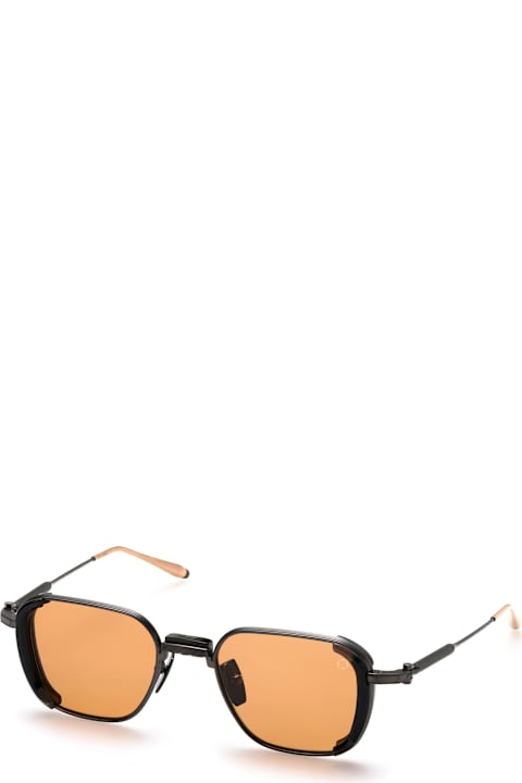 Homeware Akoni Eclipse - Crystal Black / Brushed 12k Gold Sunglasses