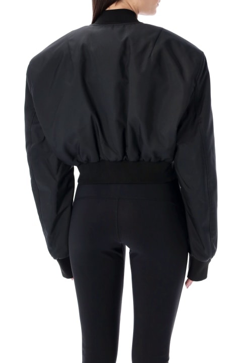 WARDROBE.NYC Coats & Jackets for Women WARDROBE.NYC Tailored Crop Bomber