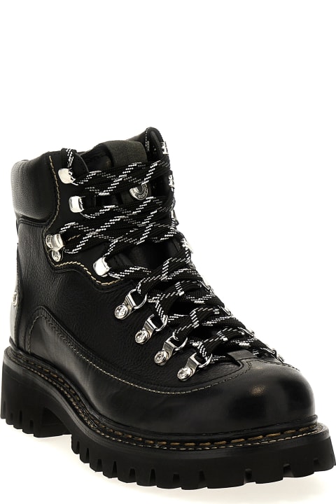 Dsquared2 Boots for Men Dsquared2 Canadian Lace-up Leather Ankle Boots