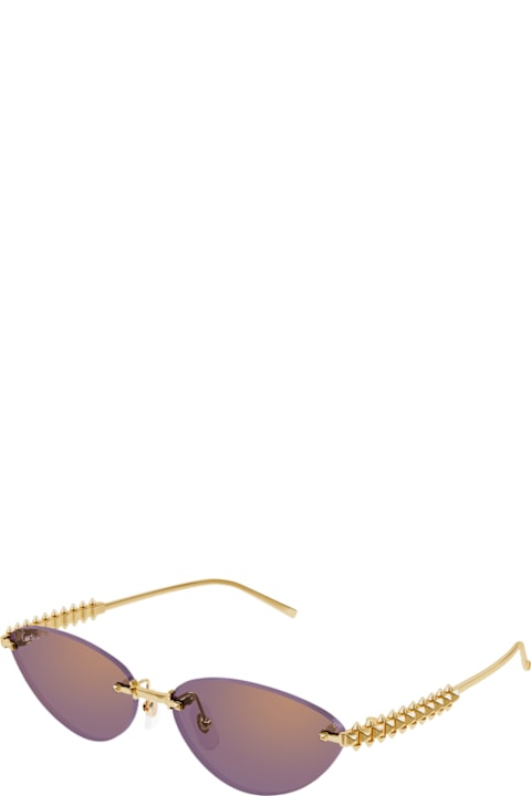 Cartier Eyewear for Kids Cartier Eyewear Cartier Ct0543s Clash De Cartier 004 Gold Violet Sunglasses