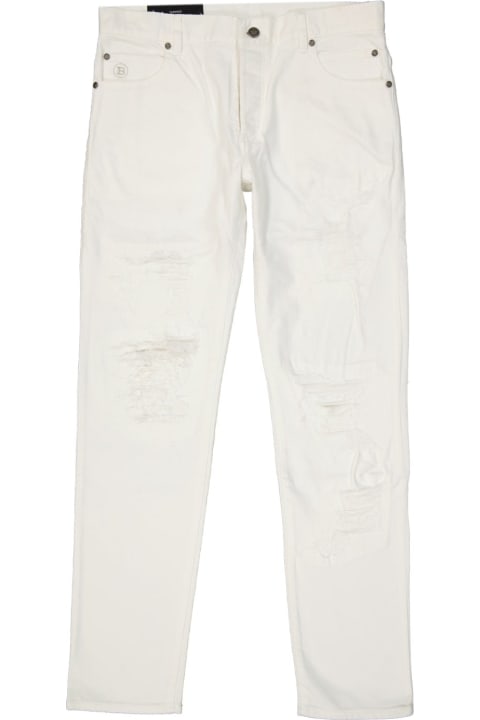 Balmain Pants for Men Balmain Cotton Denim Jeans