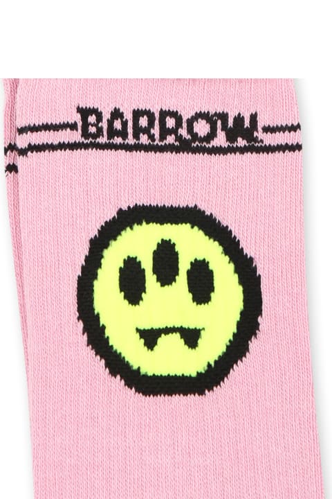 Barrow Underwear for Boys Barrow Pink Socks For Kids With Smiley