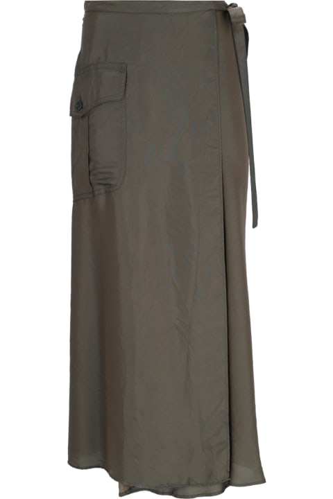 Aspesi Skirts for Women Aspesi Sarong Midi Skirt