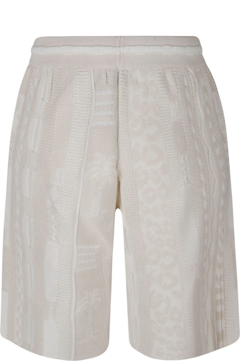 Laneus Pants for Men Laneus Jacquard Shorts