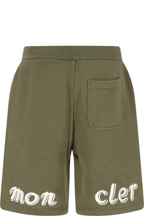 Clothing Sale for Men Moncler Genius X Mercedes-benz By Nigo Logo Sports Shorts