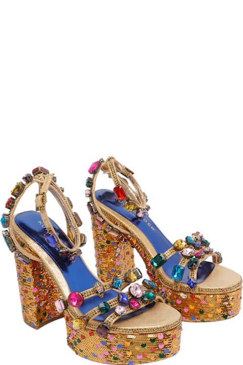 Kurt Geiger Kensington Jewel Platform Pumps