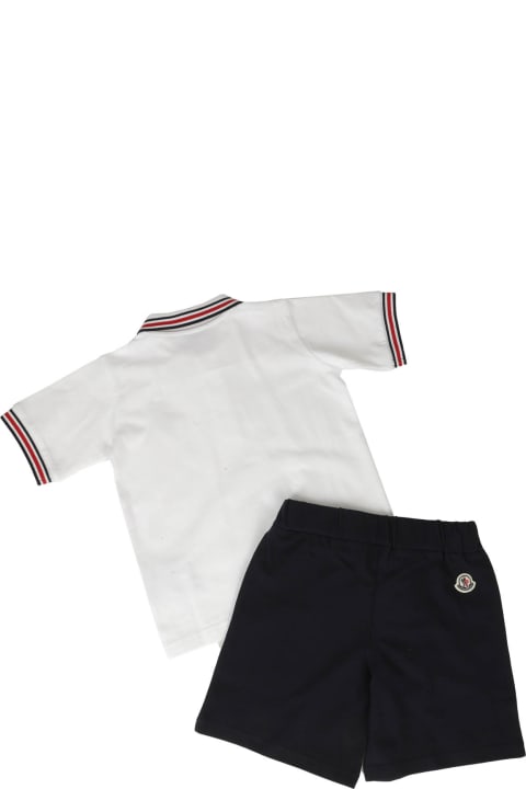 Moncler for Boys Moncler Polo E Shorts 2 Pz