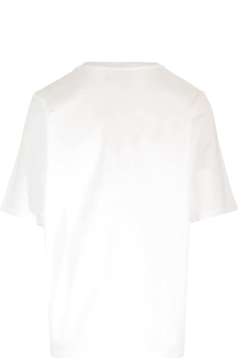Maison Kitsuné Topwear for Women Maison Kitsuné White T-shirt With Speedy Fox Patch