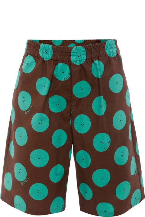 Fashion for Women Gucci Brown Shorts For Kids With Sun