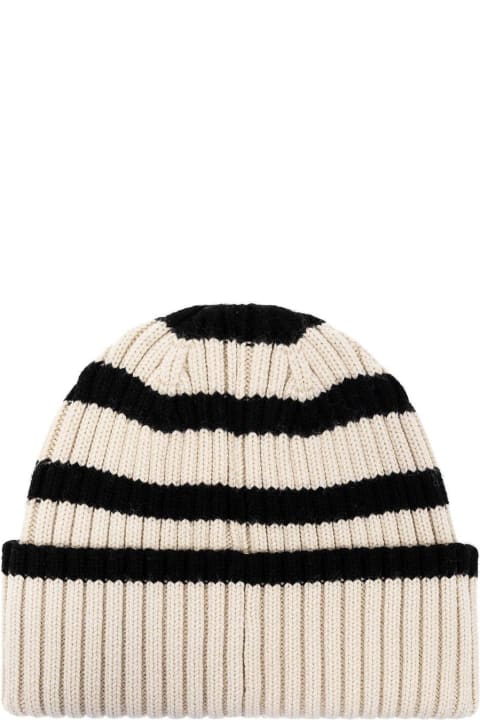 ウィメンズ Totêmeの帽子 Totême Striped Knit Beanie