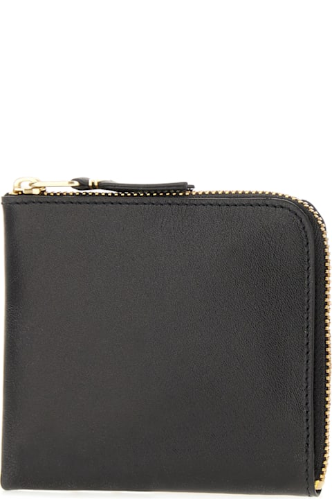 Comme des Garçons Wallet for Men Comme des Garçons Wallet Black Leather Coin Purse