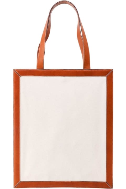 Jil Sander Totes for Men Jil Sander Logo Printed Open Top Tote Bag