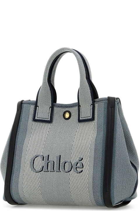Chloé for Women Chloé Multicolor Canvas Small Chloã© Carry Shopping Bag